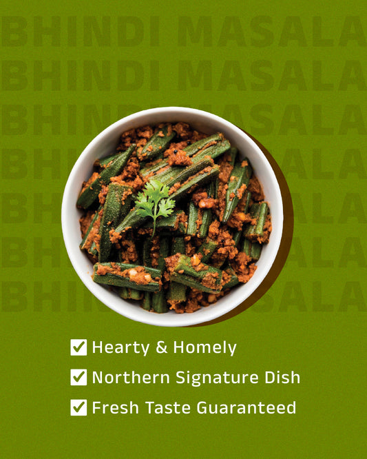 Bhindi Masala (Vegan) Instant Meal | Ready to Eat in Minutes | LIMITED EDITION FLAVOUR