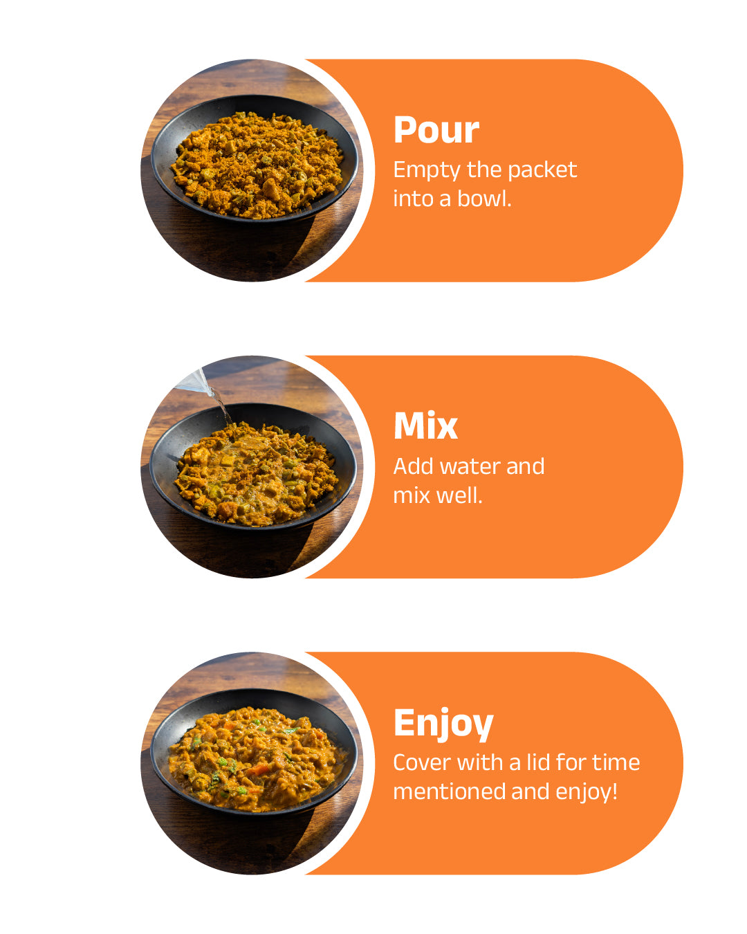 Fried Rice (Vegan) Instant Meal | Ready to Eat in Minutes