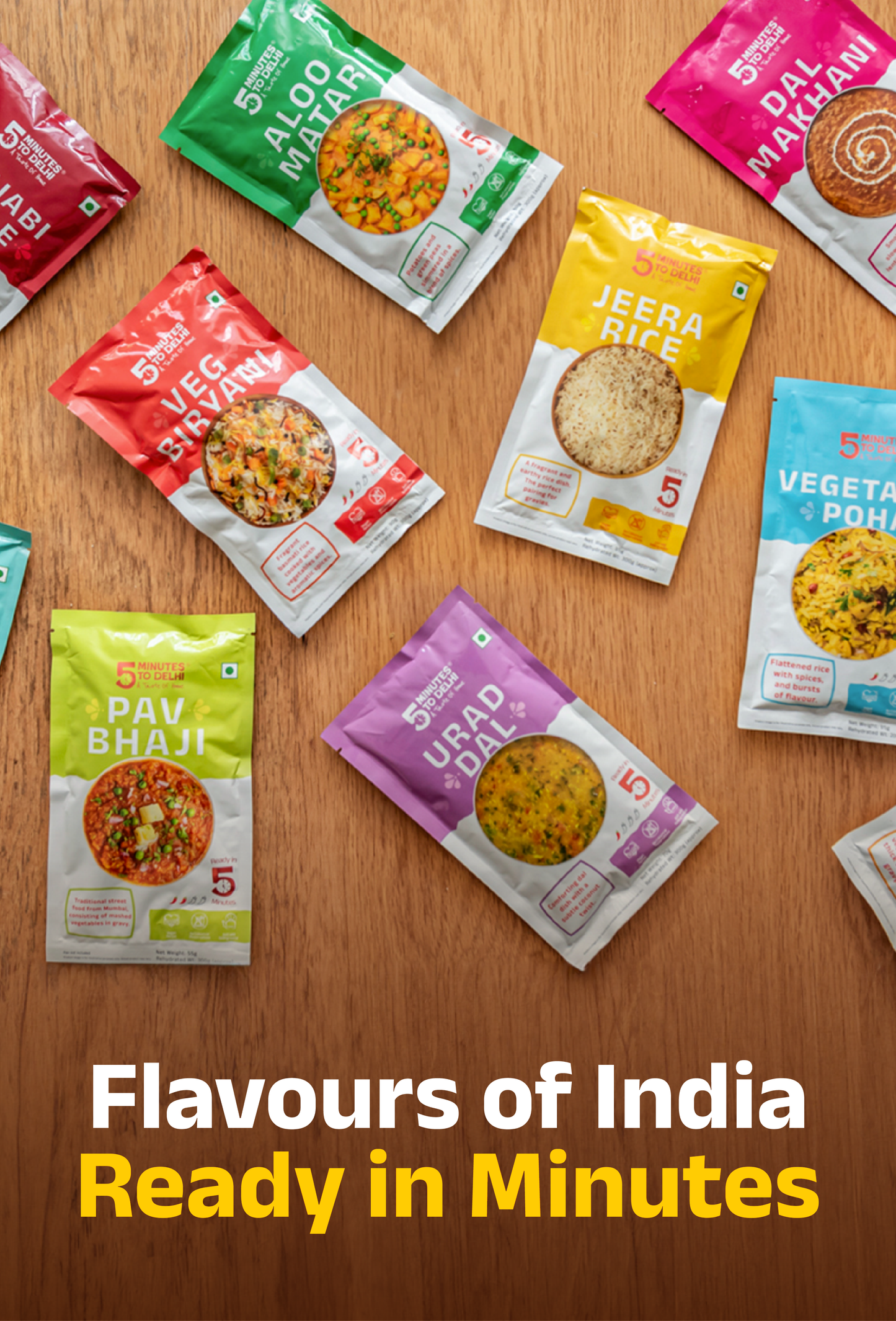Milder Indian Dishes🌶️ (Vegan) - 6 Dishes Variety Pack
