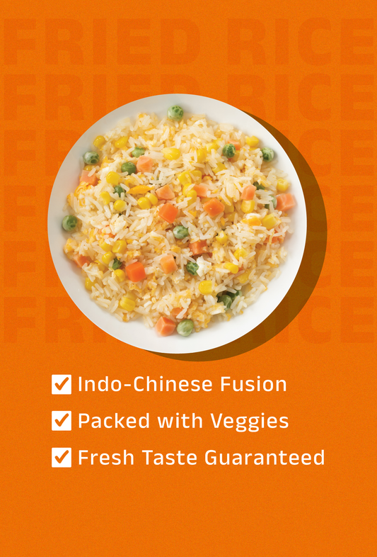 Fried Rice (Vegan) Instant Meal | Ready to Eat in Minutes