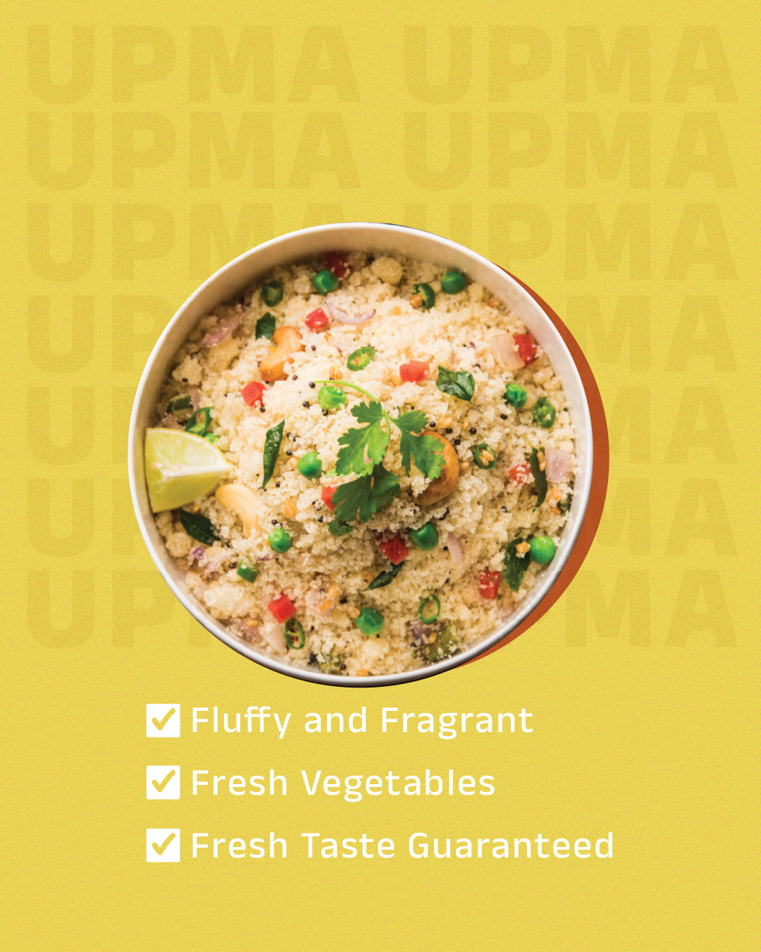 Upma (Vegan) Instant Meal | Ready to Eat in Minutes | LIMITED EDITION FLAVOUR
