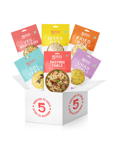 Milder Indian Dishes🌶️ (Vegan) - 6 Dishes Variety Pack