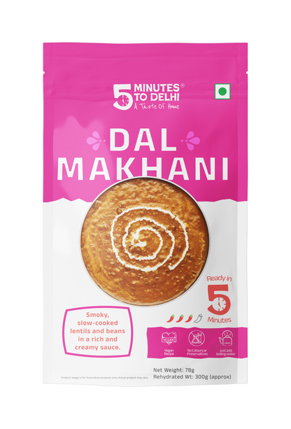 Authentic Vegan Dal Makhani Indian Dish - Ready-to-Eat in Minutes