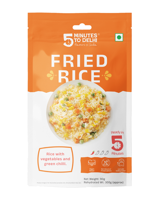 Fried Rice (Vegan) Instant Meal | Ready to Eat in Minutes