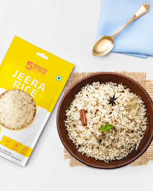 Jeera Rice (Vegan) Instant Meal | Ready to Eat in Minutes