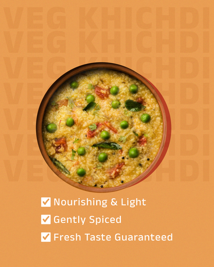 Vegetable Khichdi (Vegan) Instant Meal | Ready to Eat in Minutes | LIMITED EDITION FLAVOUR