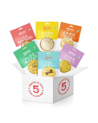 Milder Indian Dishes🌶️ (Vegan) - 6 Dishes Variety Pack