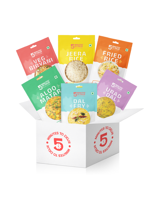 Milder Indian Dishes🌶️ (Vegan) - 6 Dishes Variety Pack