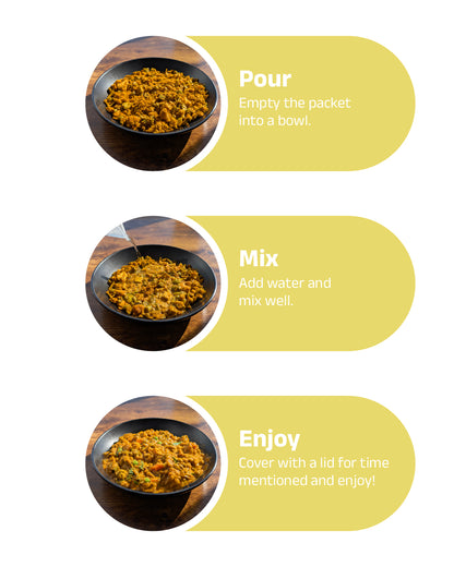 Upma (Vegan) Instant Meal | Ready to Eat in Minutes | LIMITED EDITION FLAVOUR