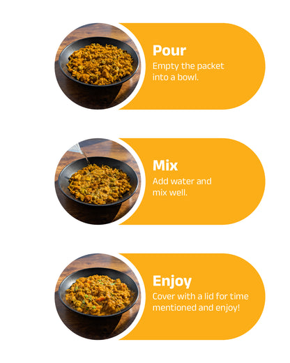 Vegetable Kolhapuri (Vegan) Instant Meal | Ready to Eat in Minutes