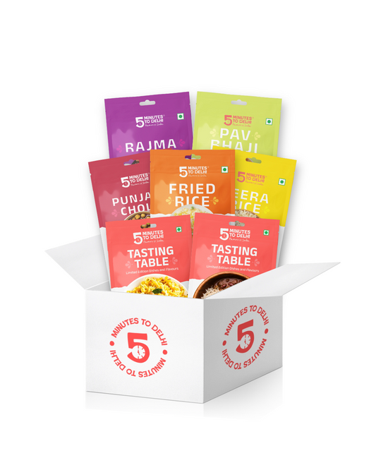 Traditional Indian Dishes (Vegan) - 7 Dishes Variety Pack